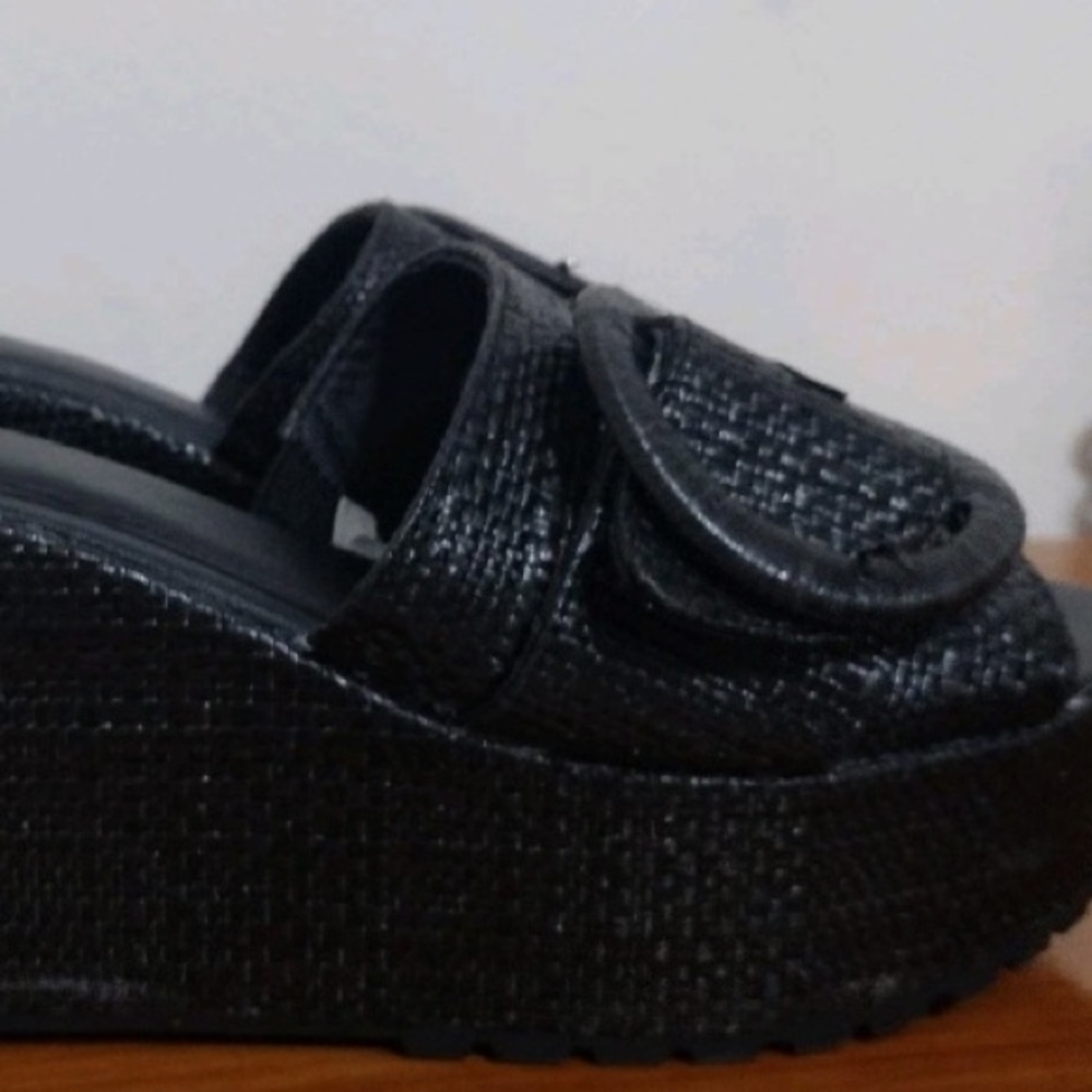 Elegant Black Women's Wedge Sandal- a new day